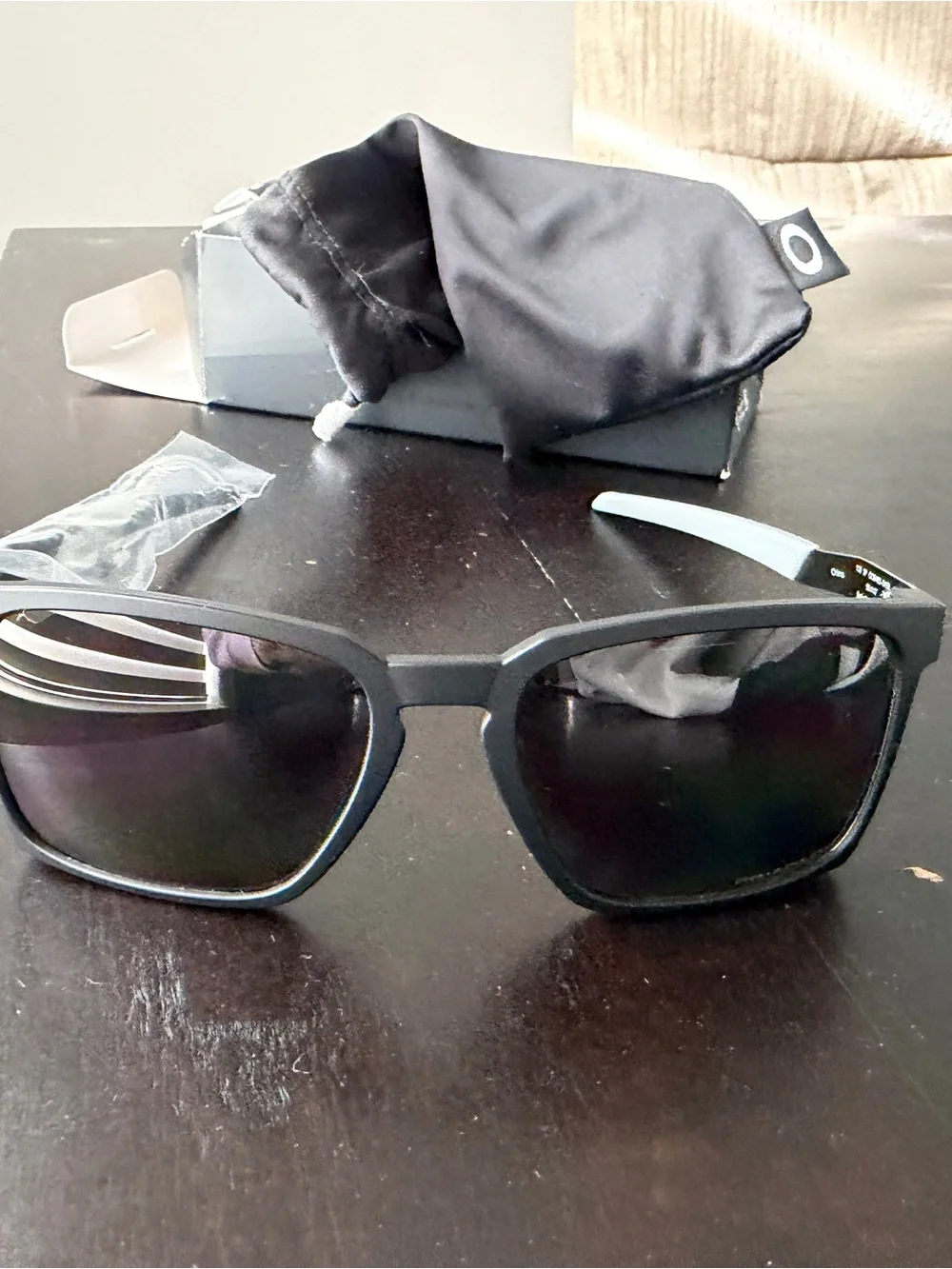 Oakley Exchange Sun PRIZM Polarized Sunglasses - Black Frame, Gray Lenses